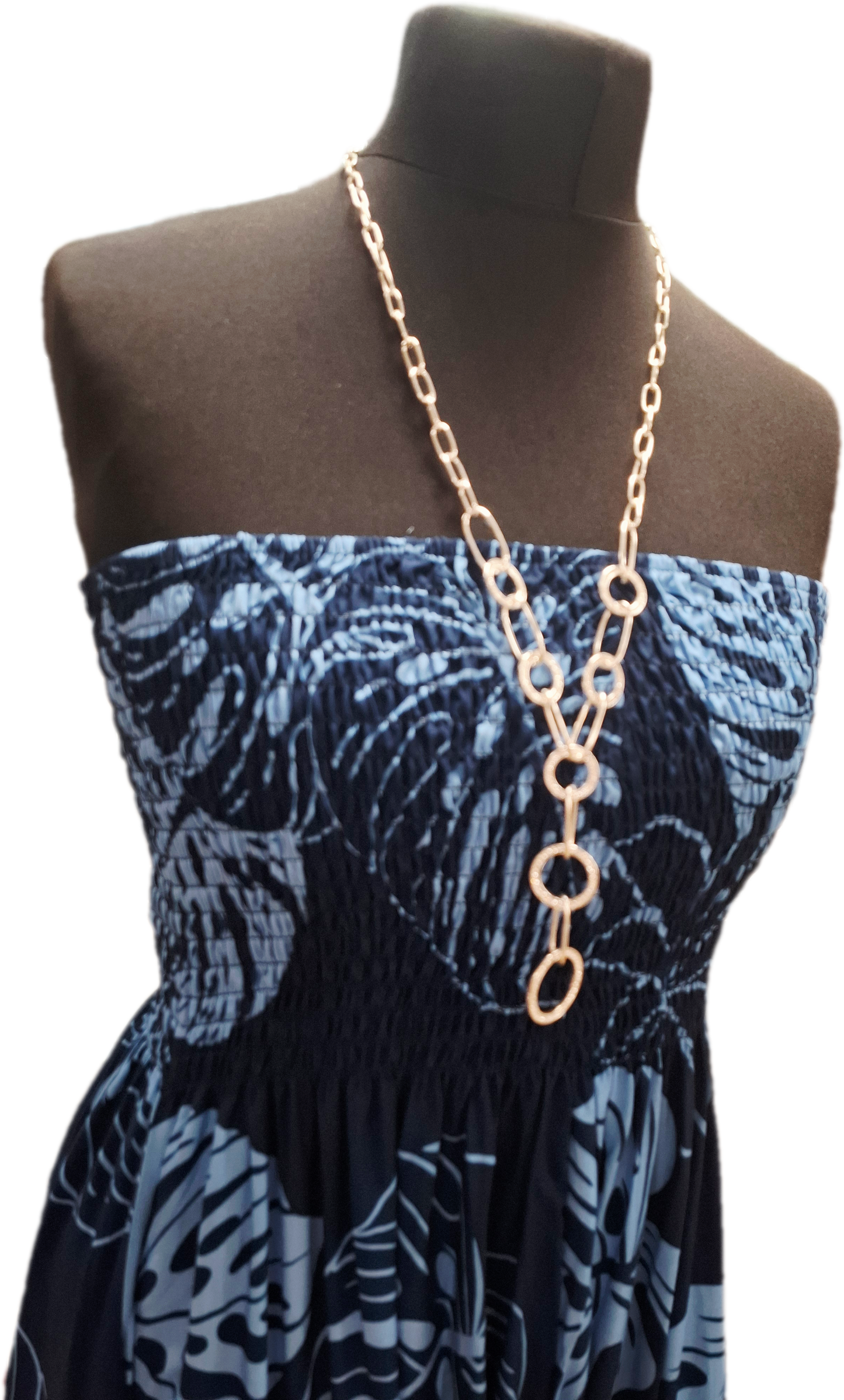 Palm Trees Harem Strapless Jumpsuit