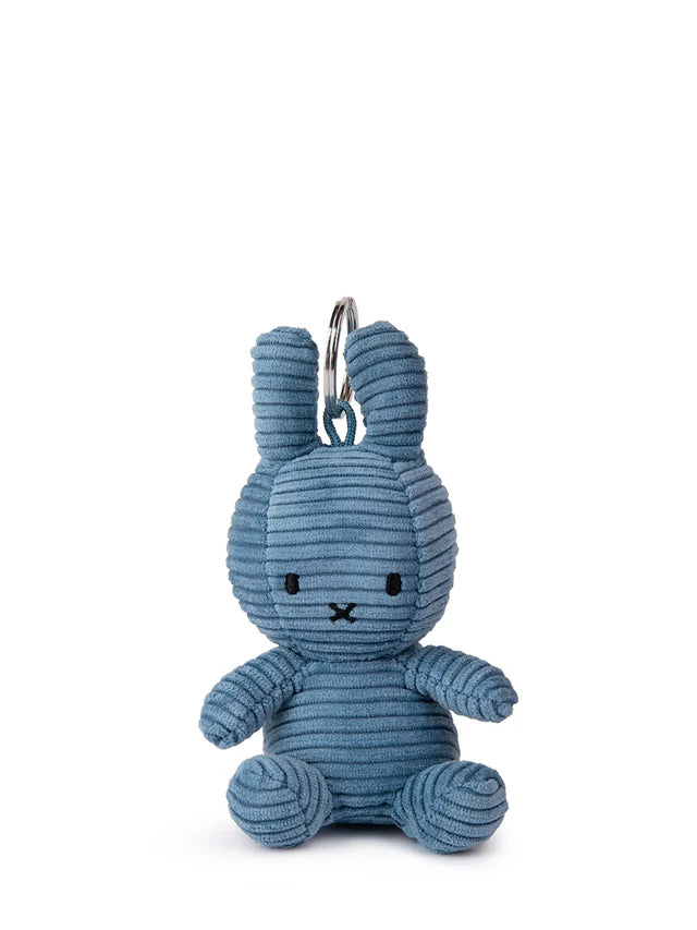 Miffy Bunny Key Chain Ring by Bon Ton Toys, Blue Green Beige