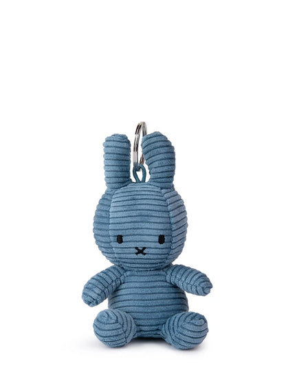 Miffy Bunny Key Chain Ring by Bon Ton Toys, Blue Green Beige