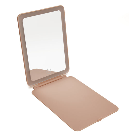 Alice Wheeler Soft Touch LED travel mirror