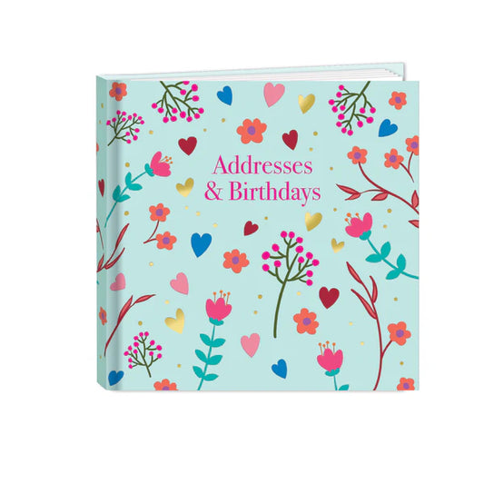 Lucillia Lavender Scatterly Floral Addresses & Birthdays Book