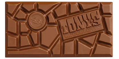 TONY'S Chocolonely Milk Rice Crispy Caramel Chocolate Bar