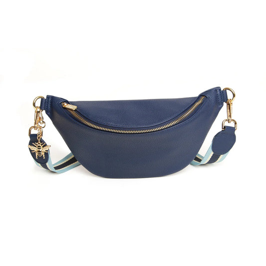 Alice Wheeler Banana Bag Navy