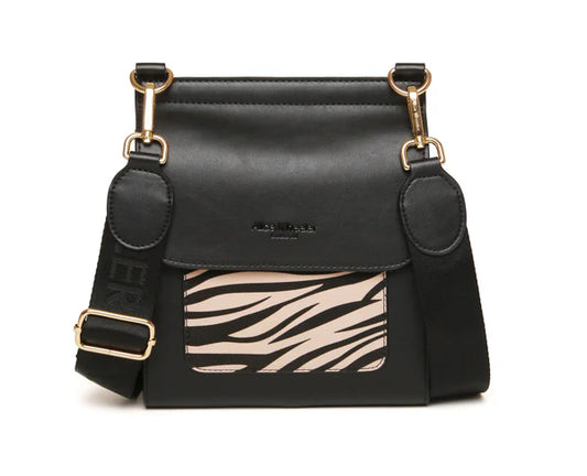 Alice Wheeler Bloomsbury  Black with Zebra detail