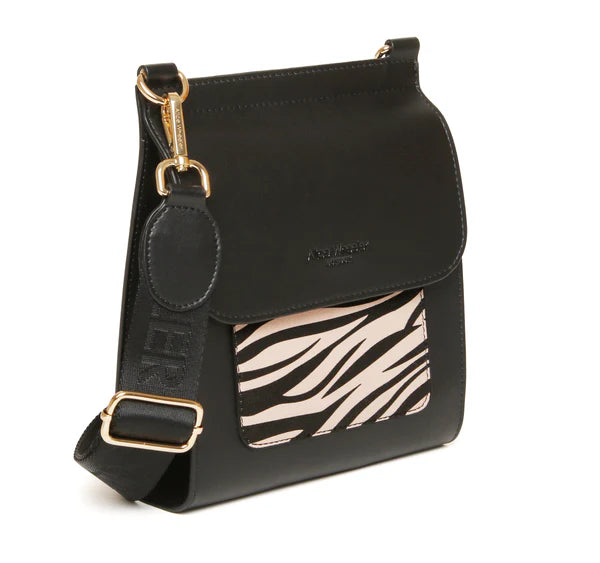 Alice Wheeler Bloomsbury  Black with Zebra detail