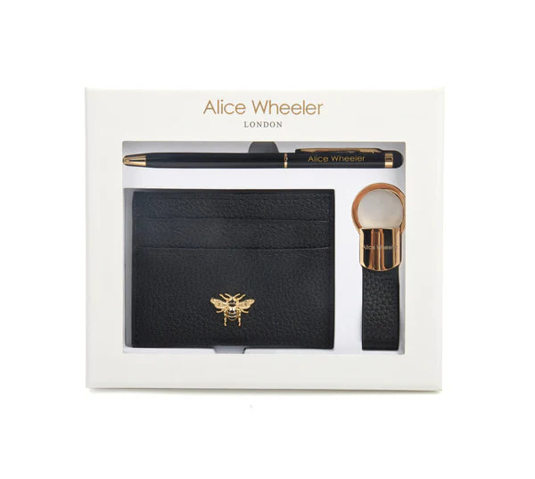 Alice Wheeler Gift Set - Bow Card Holder, Pen & Key Ring