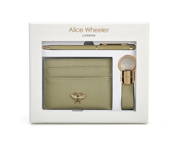 Alice Wheeler Gift Set - Bow Card Holder, Pen & Key Ring