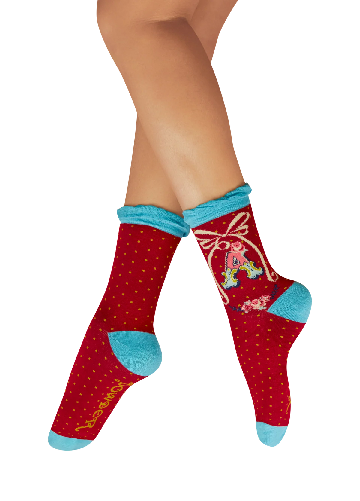 Powder Initial Socks - A