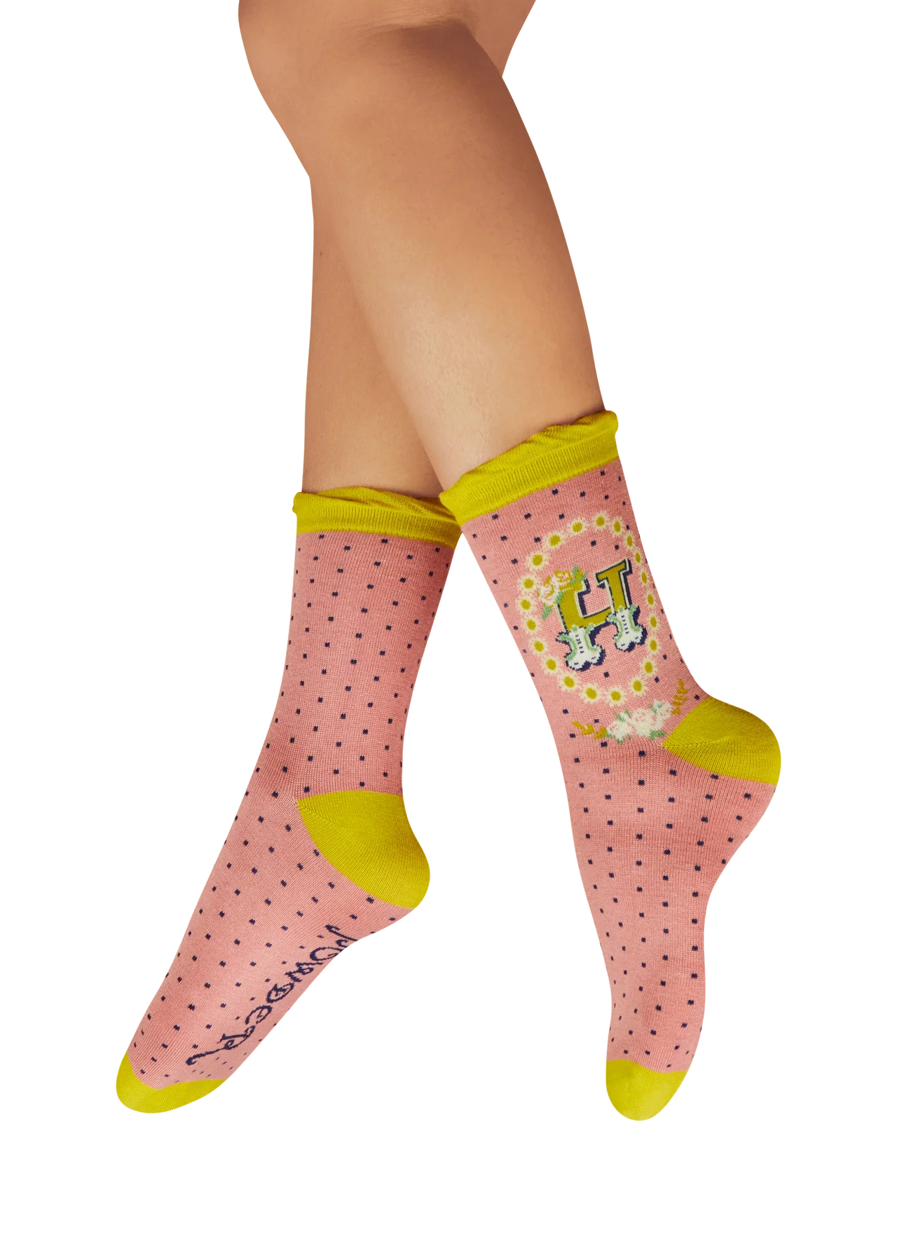 Powder Initial Socks - H