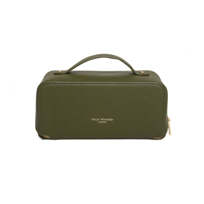 Alice Wheeler Mini Train Case Olive