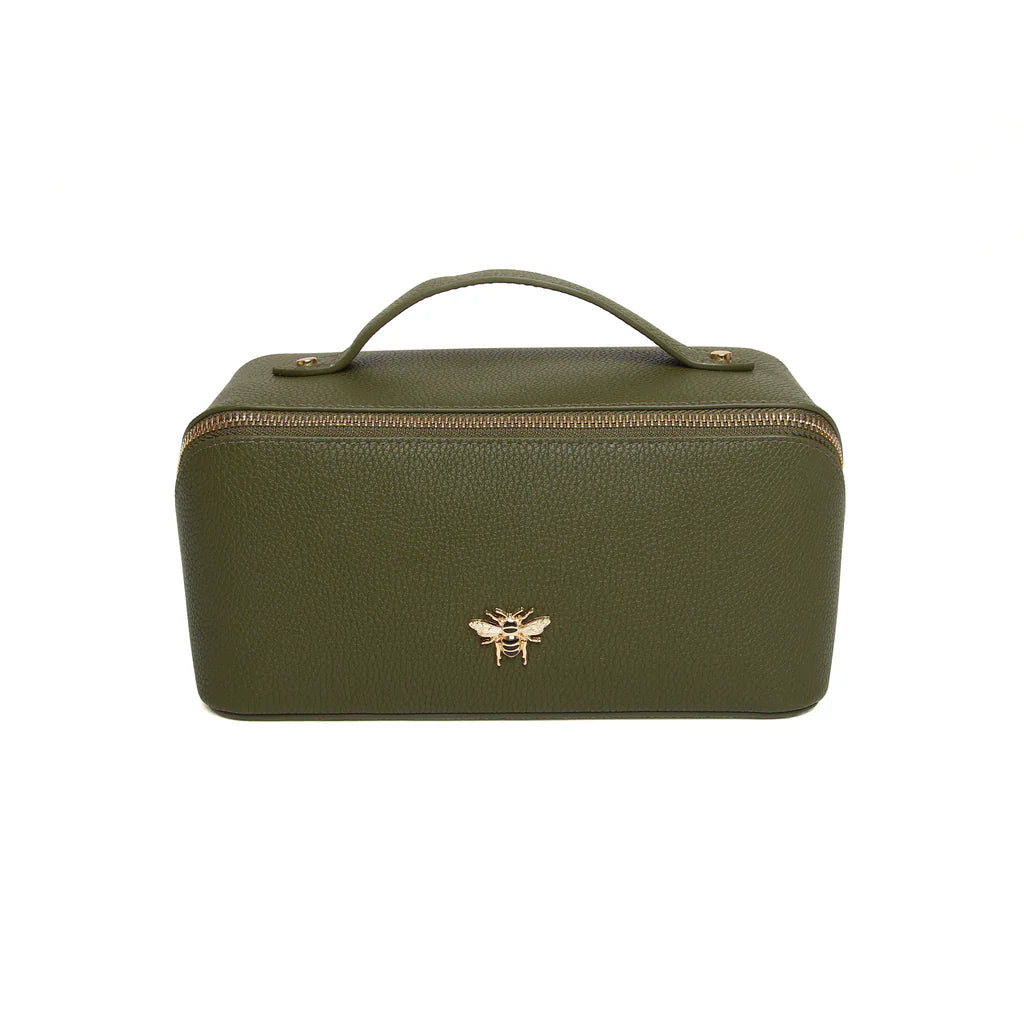 Alice Wheeler Mini Train Case Olive