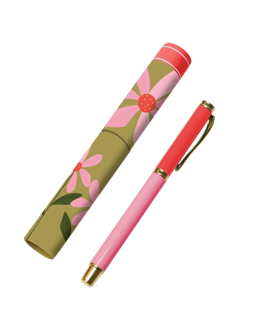 Belly Button Boxed Pen - Olive
