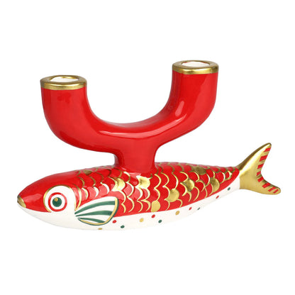 Talking Tables Christmas Koi Candle Holder