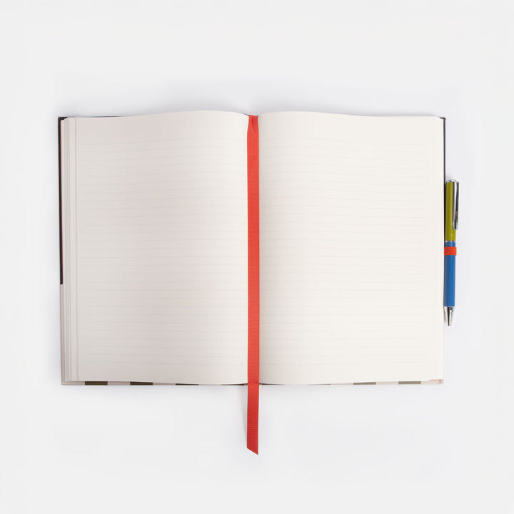 Caroline Gardner Block Stripe Casebound Notebook & Pen Set