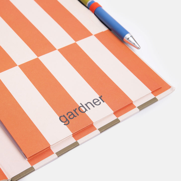 Caroline Gardner Block Stripe Casebound Notebook & Pen Set