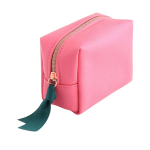 Caroline Gardner Pink Cube Cosmetic Bag