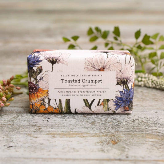 Toasted Crumpet Cucumber & Elderflower Presse Soap