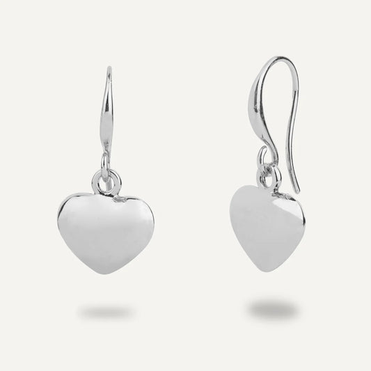 D & X Heart Hook earrings