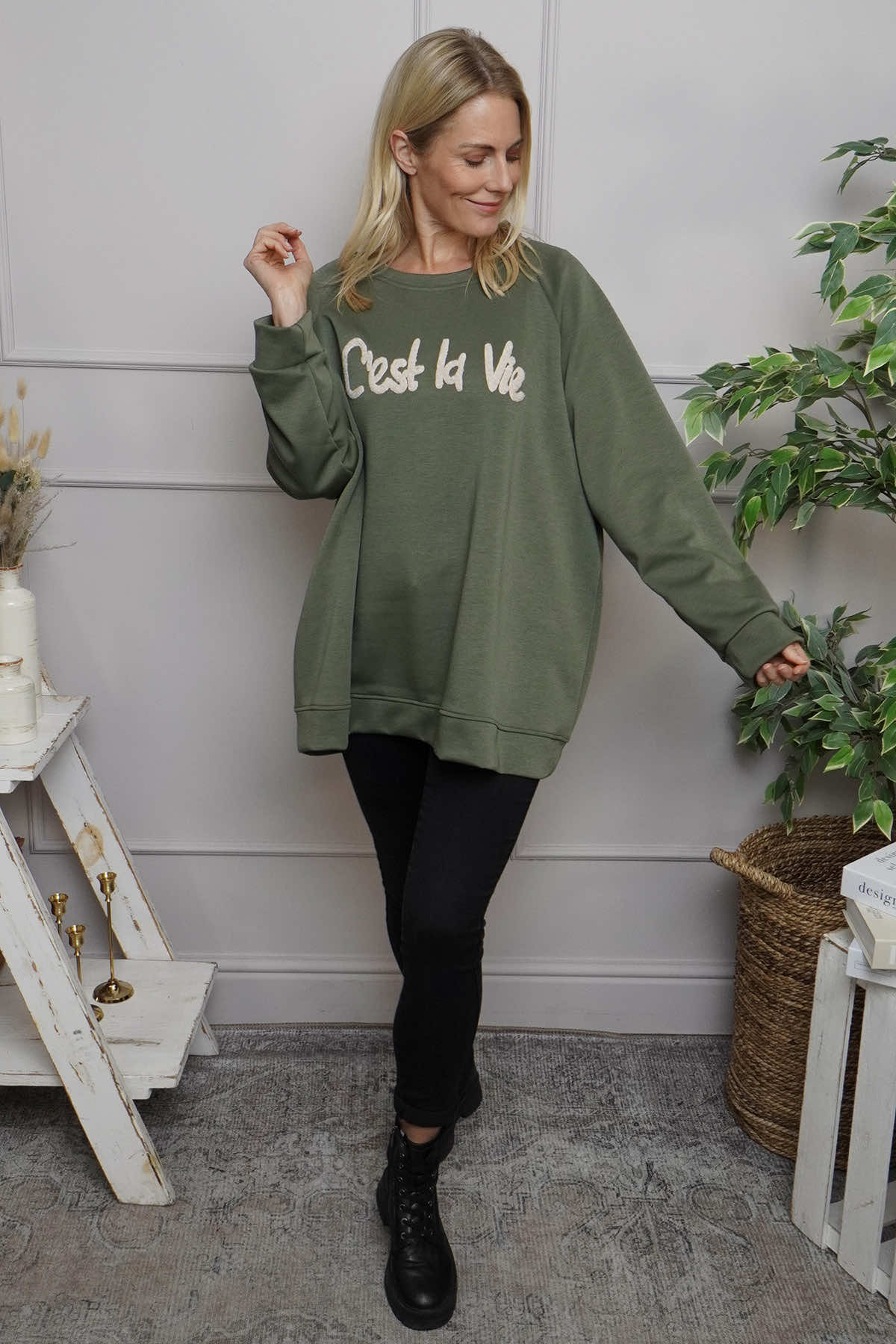 Ladies Cest La Vie Sweatshirt