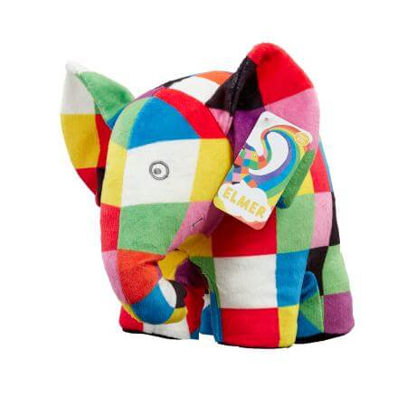 Elmer Rainbow Elephant Plush
