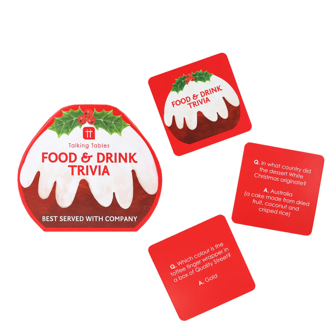 Talking tables Food and Drink Trivia Game
