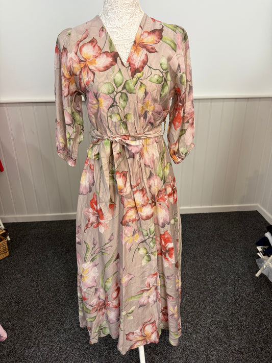Flowered Tea Dress