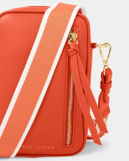 Katie Loxton Hallie Small Crossbody Bag in Deep Orange
