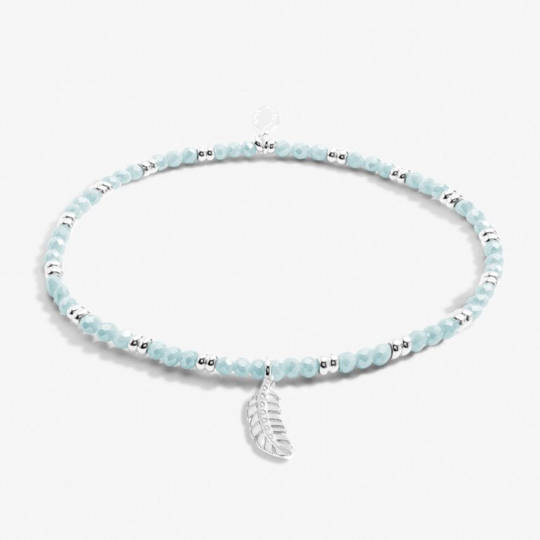 Serenity Ceramic Acetate Mixed Bead Bracelet - Turquoise main image 1