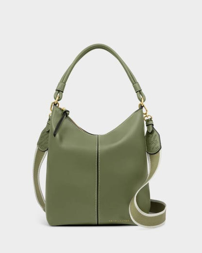 Katie Loxton Hallie Satchel Bag Khaki