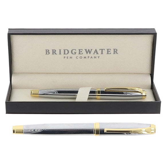 Bridgewater Chester Chrome & Gold Roller Ball Pen