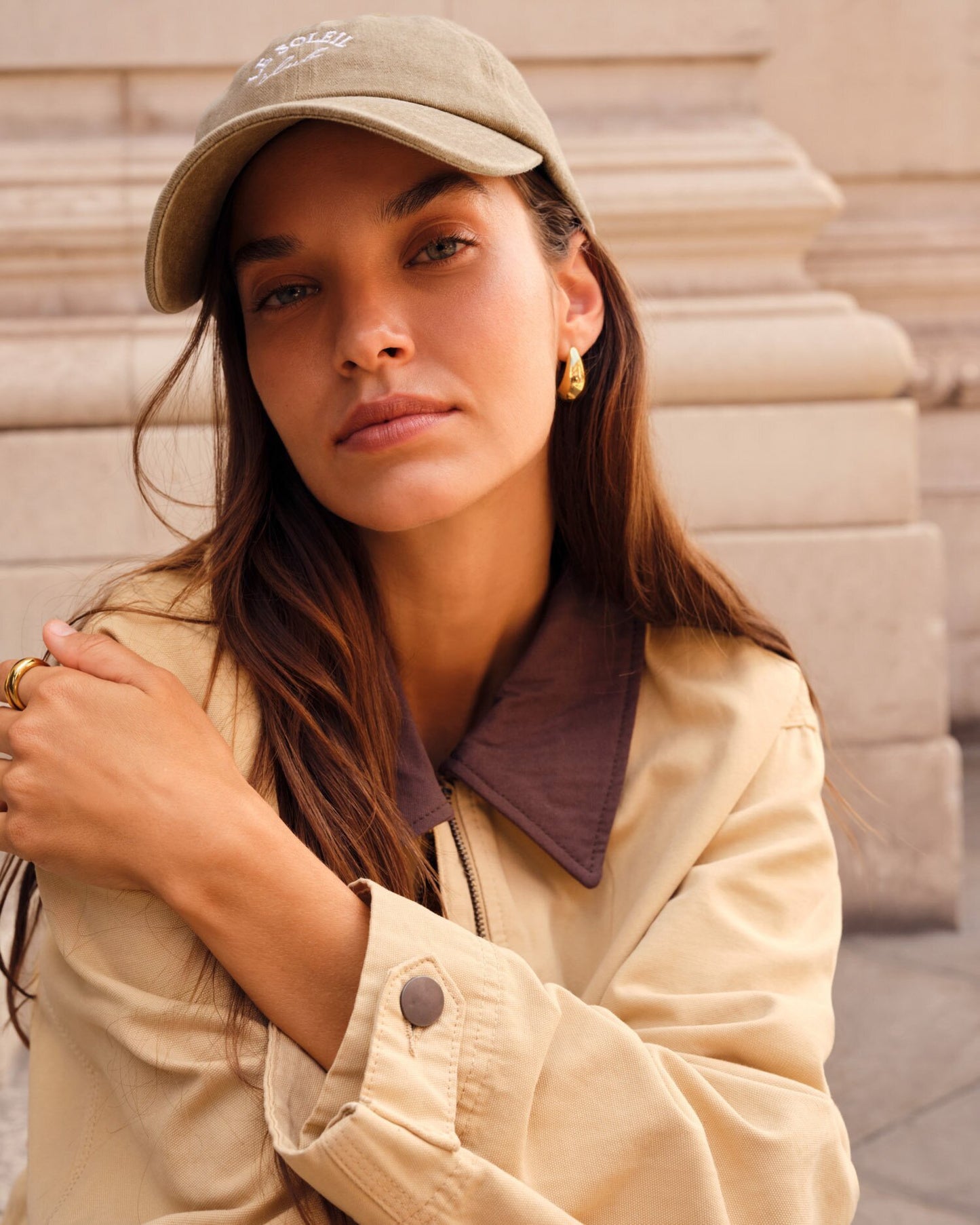 KATIE LOXTON embroidered cap Le Soleil