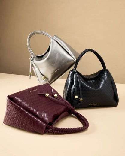 Katie Loxton Nova Top Handle Woven Bag Black