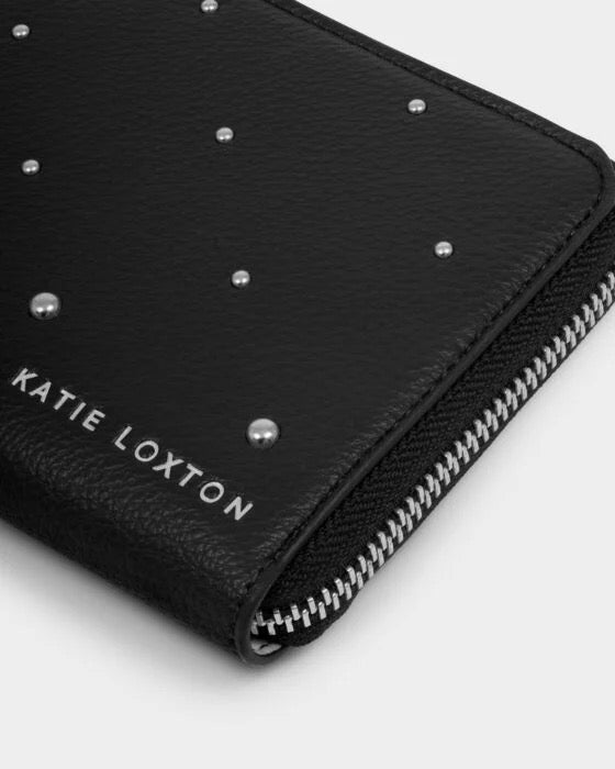 Katie Loxton Meela Black Studded Purse