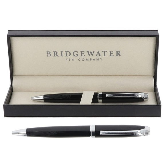 Bridgewater Chester Black & Chrome Pen