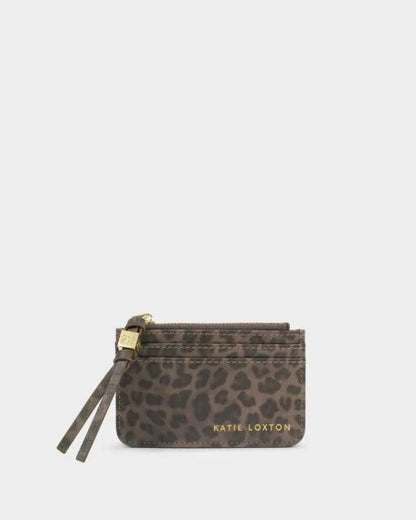 KATIE LOXTON Gift Boxed Coin and Cardholder Leopard