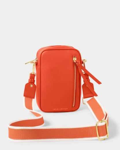 Katie Loxton Hallie Small Crossbody Bag in Deep Orange