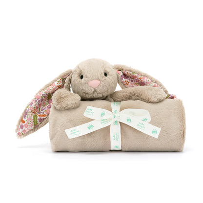 Jellycat Blossom Beige Bunny "Petal" Blankie