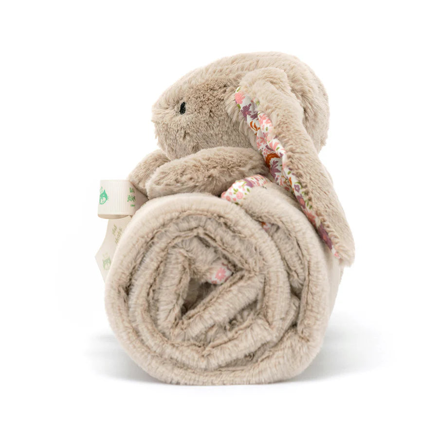 Jellycat Blossom Beige Bunny "Petal" Blankie