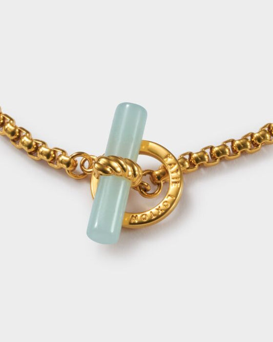 Katie Loxton Azura T Bar Bracelet with Semi Precious Stone