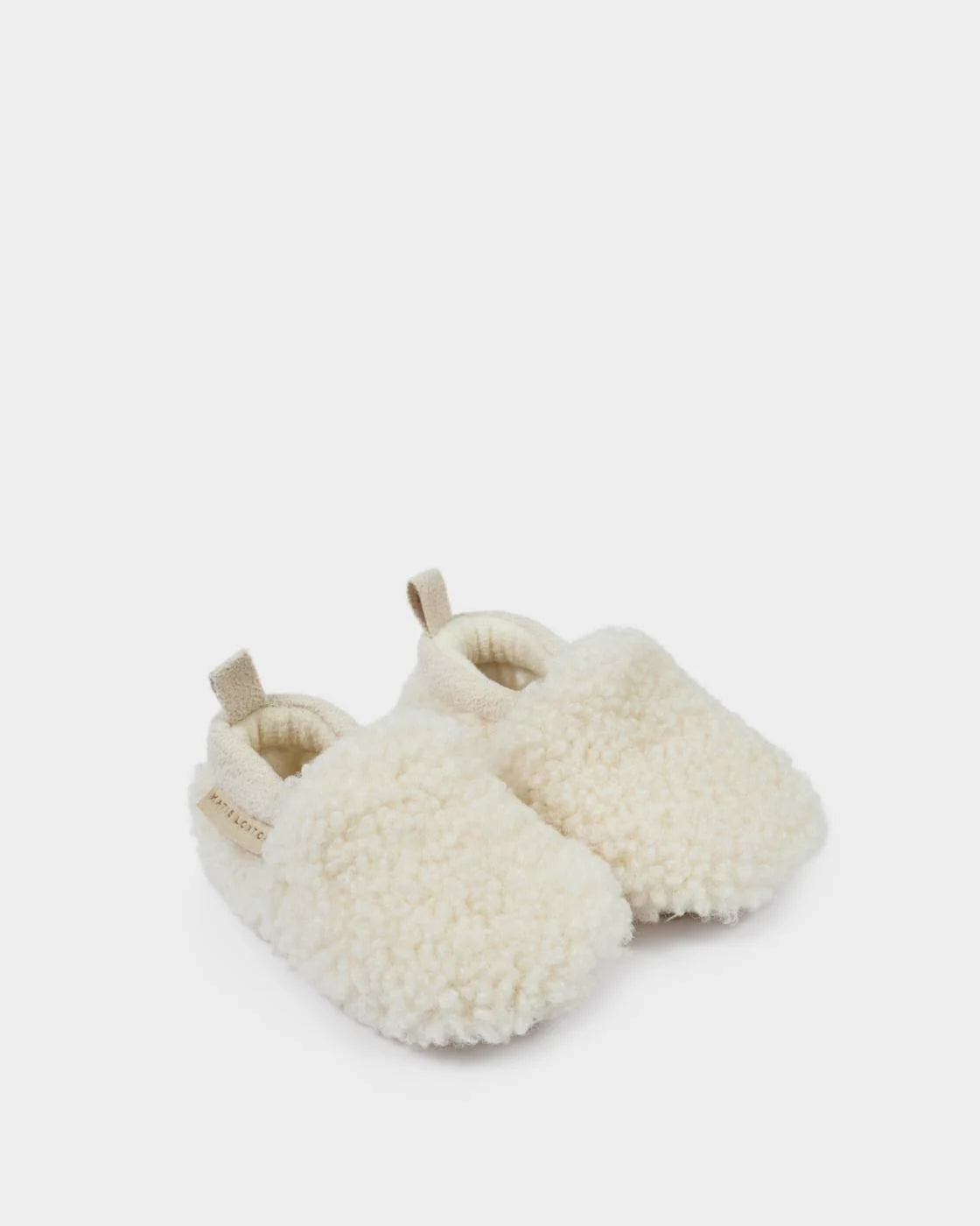 Katie Loxton Borg Baby Shoes Off White