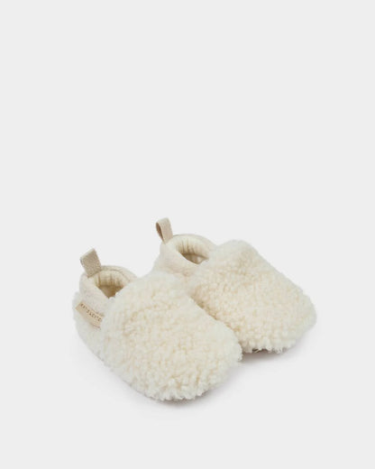 Katie Loxton Borg Baby Shoes Off White