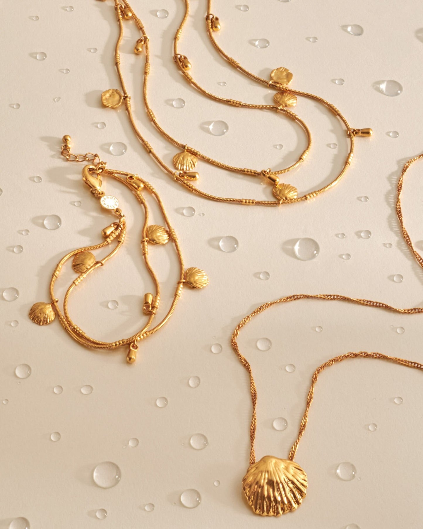 Katie Loxton Cochellia Waterproof Gold  Anklet