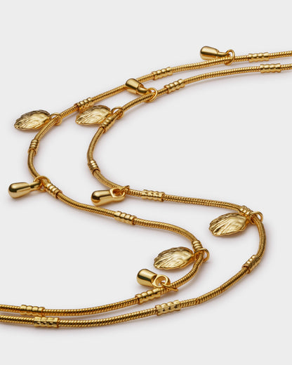 Katie Loxton Cochellia Waterproof Gold  Anklet