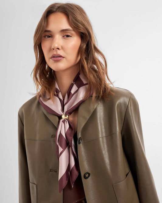 Katie Loxton Satin Multiway Scarf Pink