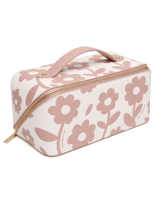 Alice Wheeler Mini Train Case Pink Floral
