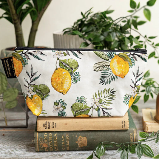 Toasted Crumpet - Pure Lemon Luxury Makeup Bag