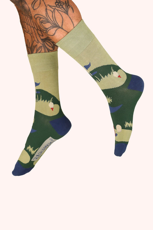 Powder Men's Socks - Hole in One, Golf
