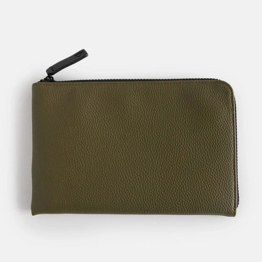 Caroline Gardner Green Travel Wallet