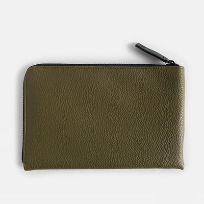 Caroline Gardner Green Travel Wallet
