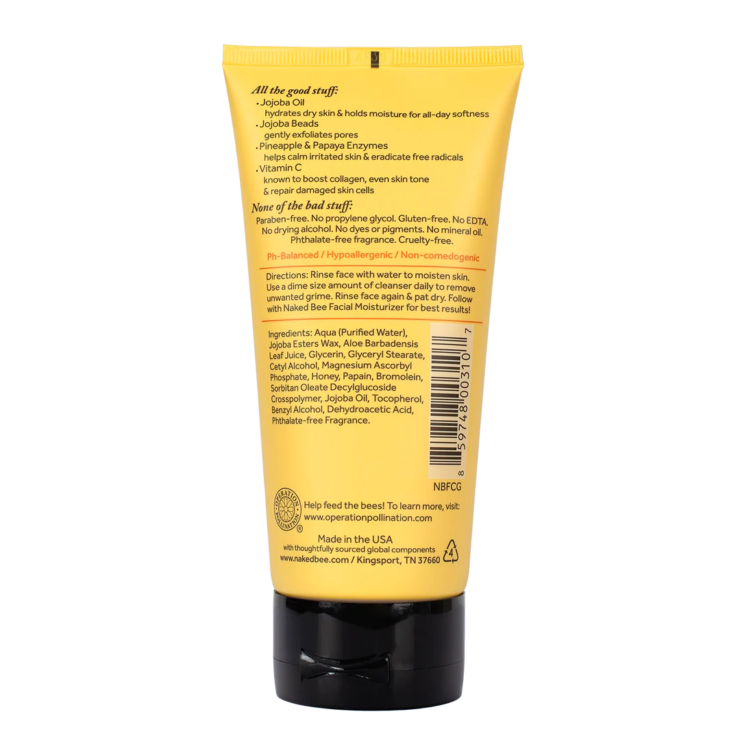 Naked Bee Facial Cleansing gel